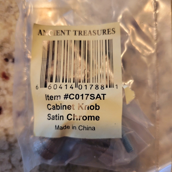 Ancient Treasures Birdcase Satin Nickel Knob - Picture 4 of 4